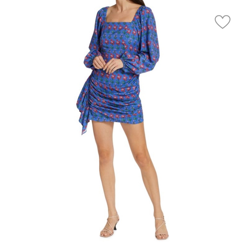 RHODE Mina Floral Mini Dress Like New